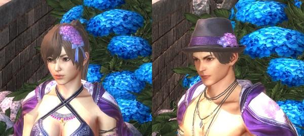 02_紫陽花の頭飾り・紫