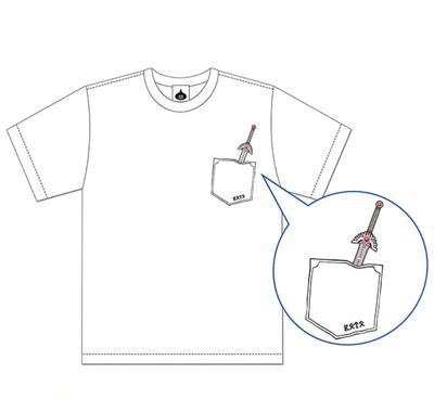 胸元にロトのつるぎを装備できるTシャツ