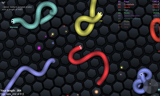 Slither.io, NoxPlayer