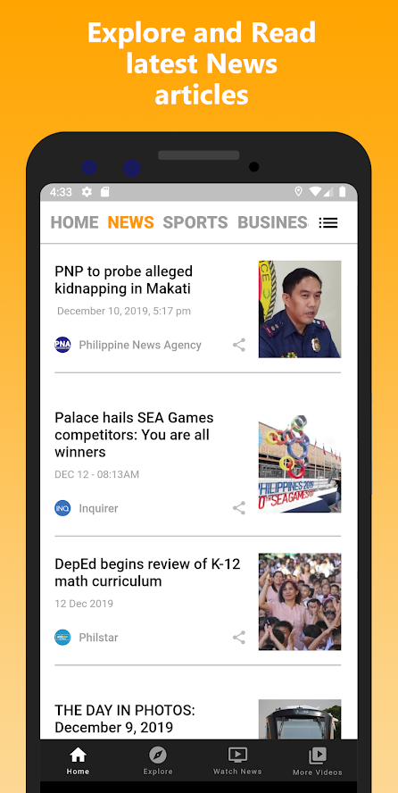 Philippine Daily News on PC