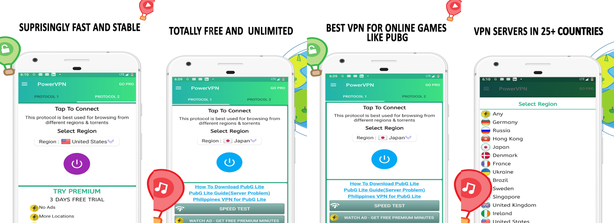 Download & Play Free VPN : Power VPN on PC & Mac with NoxPlayer (Emulator)