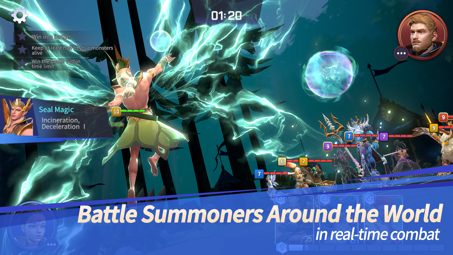 summoners war lost centuria gameplay