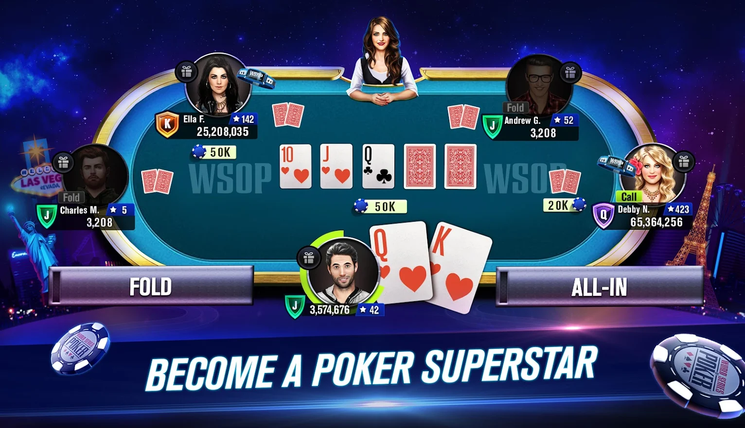 Play World Series of Poker WSOP Poker Games Online on PC