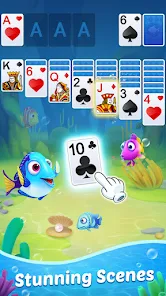 Download Solitaire Klondike：Fish Party android on PC