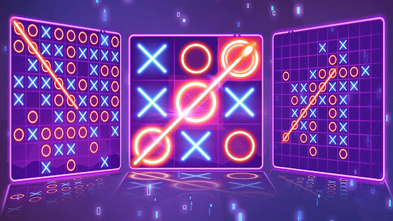 Tic Tac Toe Neon: XO Game - Apps on Google Play