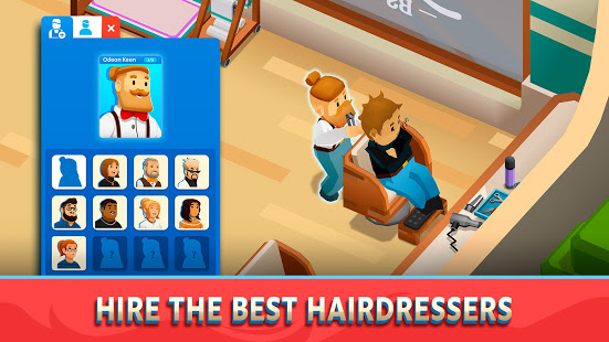 Idle Barber Shop Tycoon - Idle Management Game