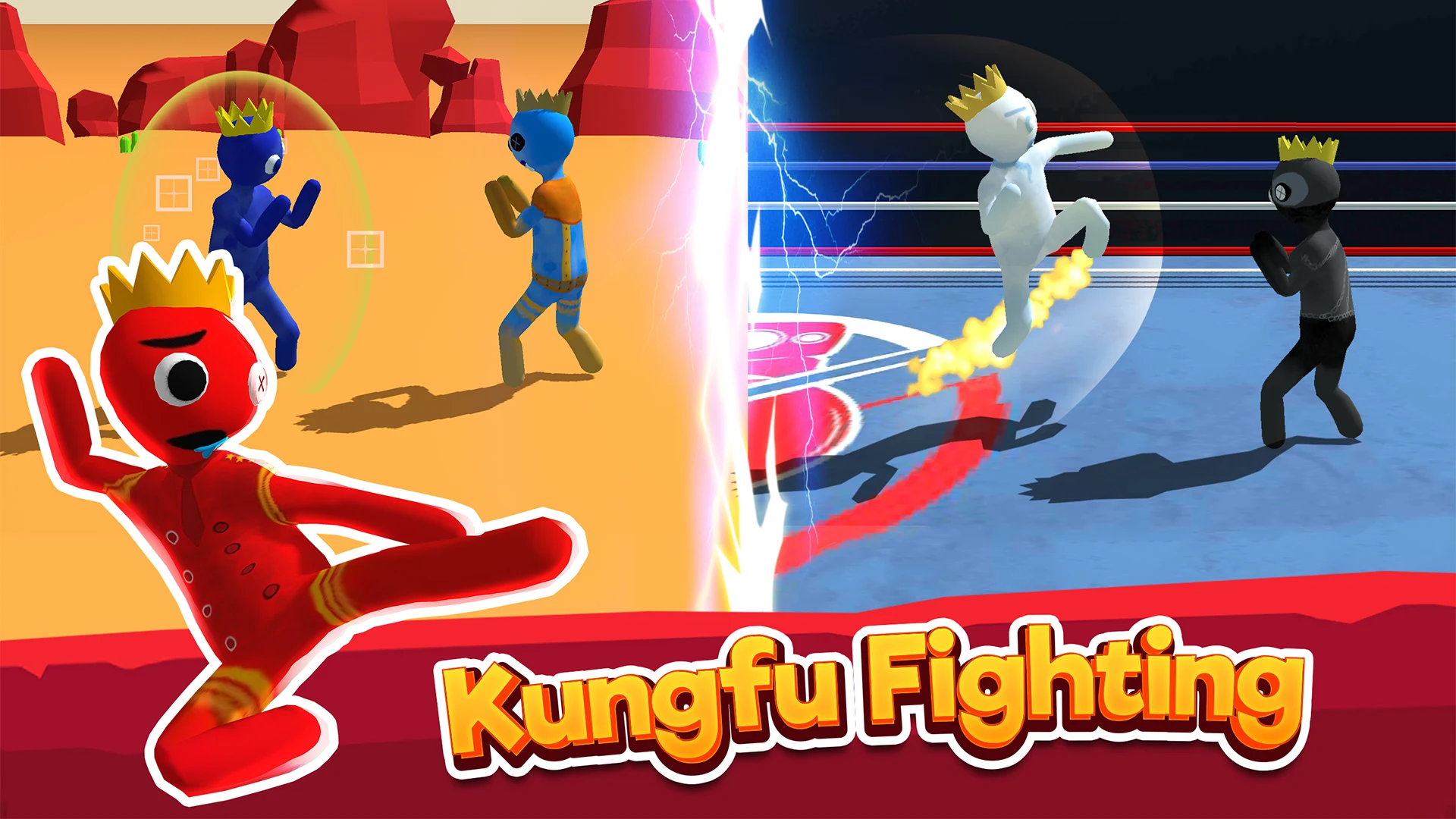 Rainbow Friends Kungfu Attack