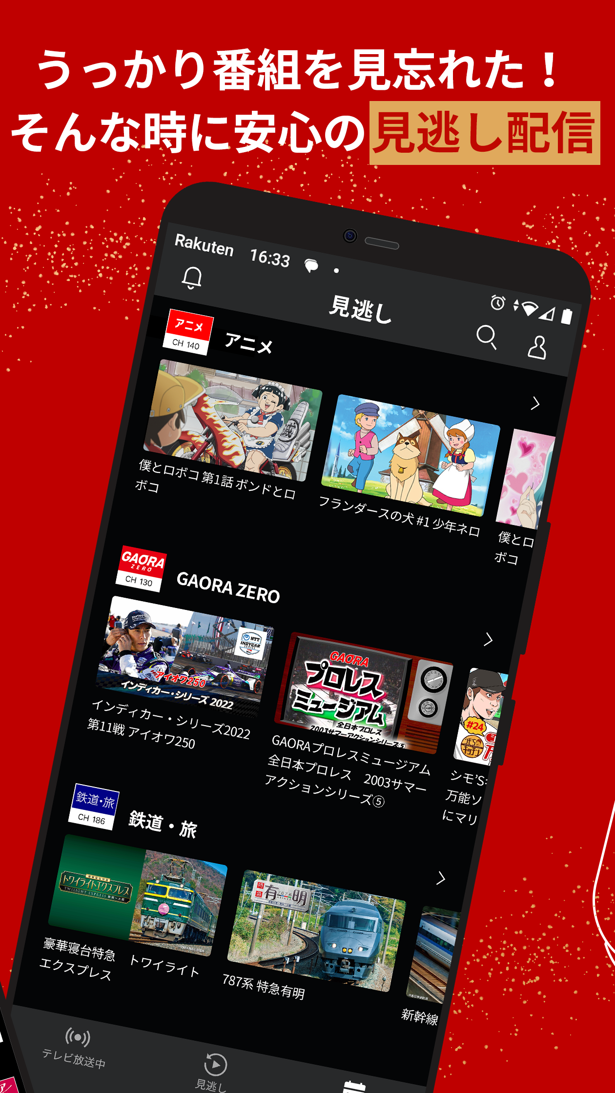 Rチャンネル 楽天の動画配信サービス