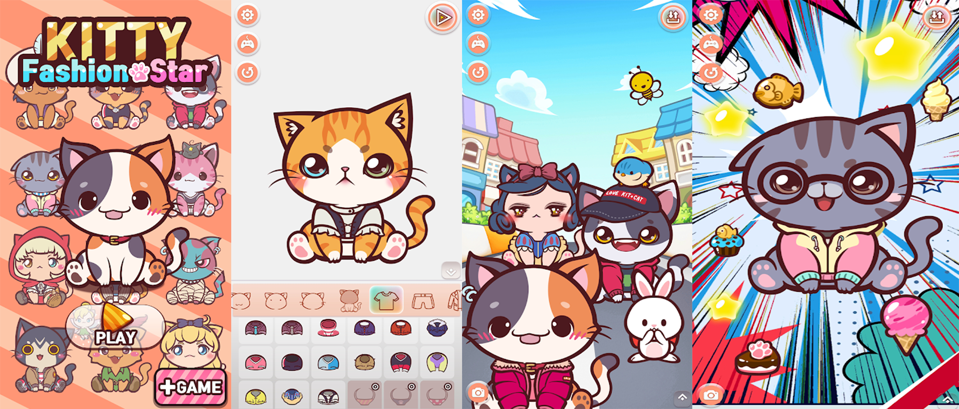 키티 패션 스타: 귀여운 고양이 만들기 PC 버전, 컴퓨터에서 설치하고 안전하게 즐기자 - 녹스 앱플레이어
