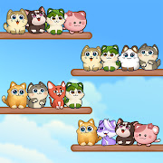 고양이 분류 퍼즐: 귀여운 애완 동물 게임