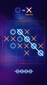 Baixar & Jogar Tic Tac Toe Glow: 2 Player XO no PC & Mac (Emulador)