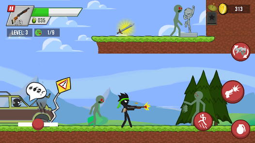 Stickman Ninja Fight v3.3 Apk Mod [Dinheiro Infinito]