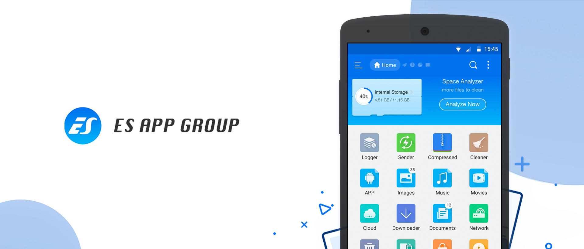 ดาวน์โหลดและเล่น ES File Explorer File Manager บน PC ด้วย NoxPlayer โปรแกรมจำลองฟรี