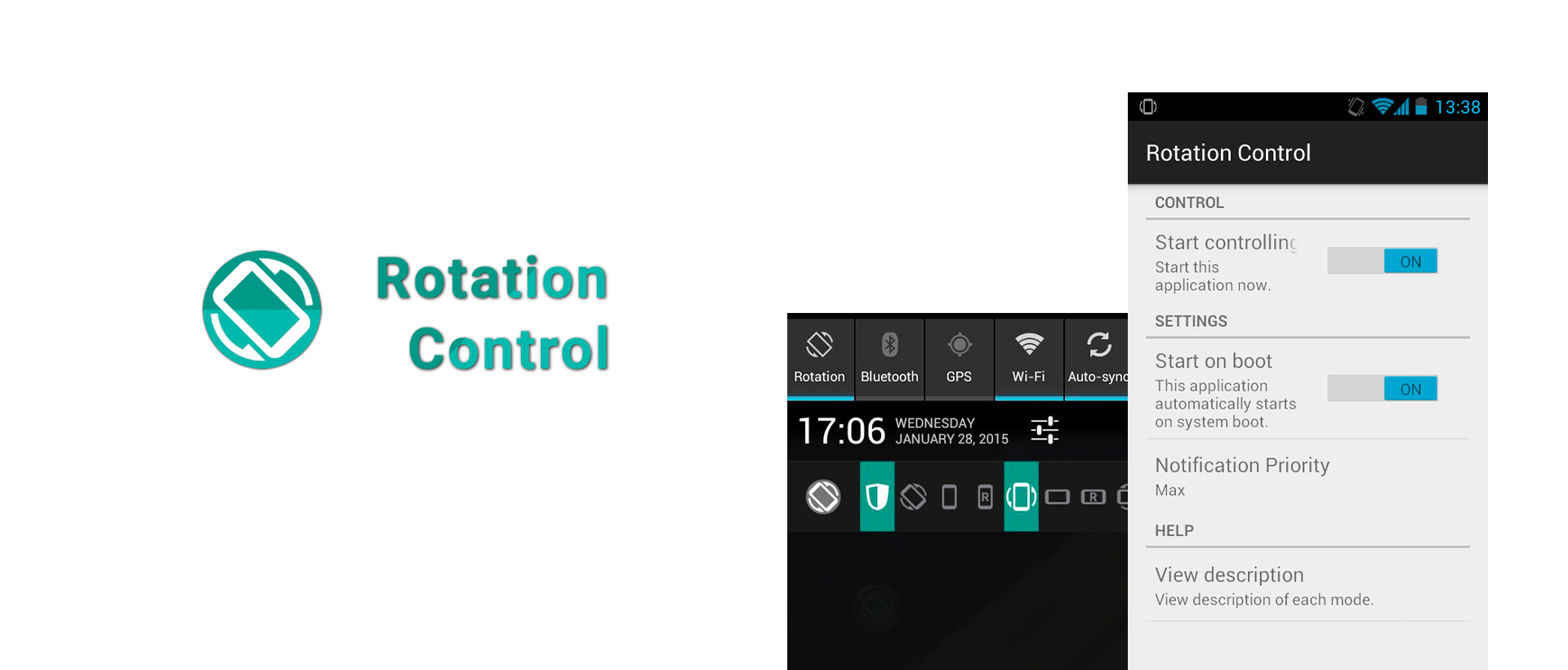 Rotation control описание