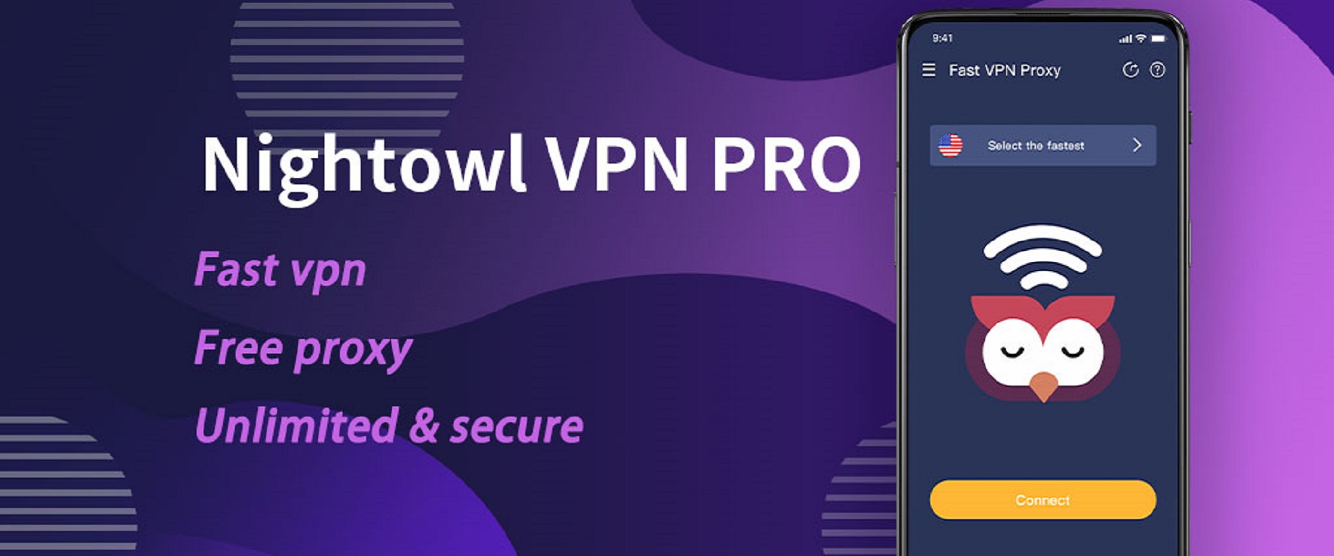 ดาวน์โหลดและเล่น NightOwl VPN PRO - Fast , Free, Unlimited, Secure บน PC ด้วย NoxPlayer โปรแกรมจำลองฟรี