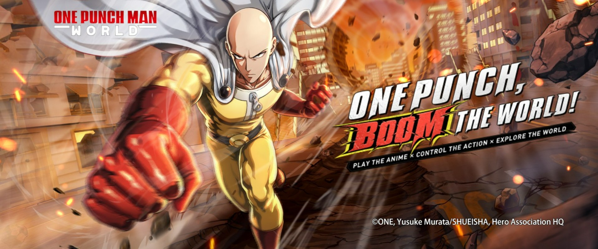 ดาวน์โหลดและเล่น One Punch Man: World บน PC ด้วย NoxPlayer โปรแกรมจำลองฟรี