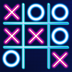 Download & Play Tic Tac Toe Glow: 2 Player XO on PC with NoxPlayer -  Appcenter