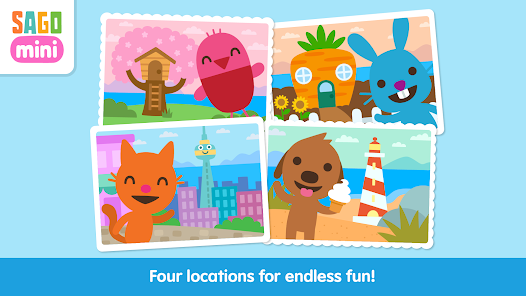 ดาวน์โหลดและเล่น Sago Mini Town Builder บน PC ด้วย NoxPlayer