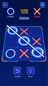 Download & Play Tic Tac Toe Glow: 2 Player XO on PC with NoxPlayer -  Appcenter