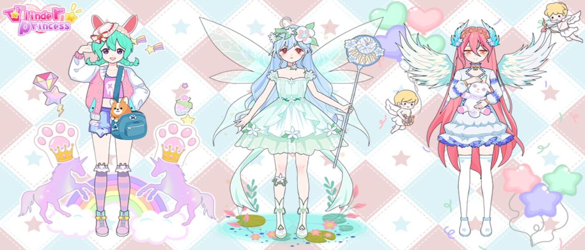 Chơi Vlinder Princess - Dress Up Party, Avatar Fairy trên máy tính/PC cùng giả lập NoxPlayer