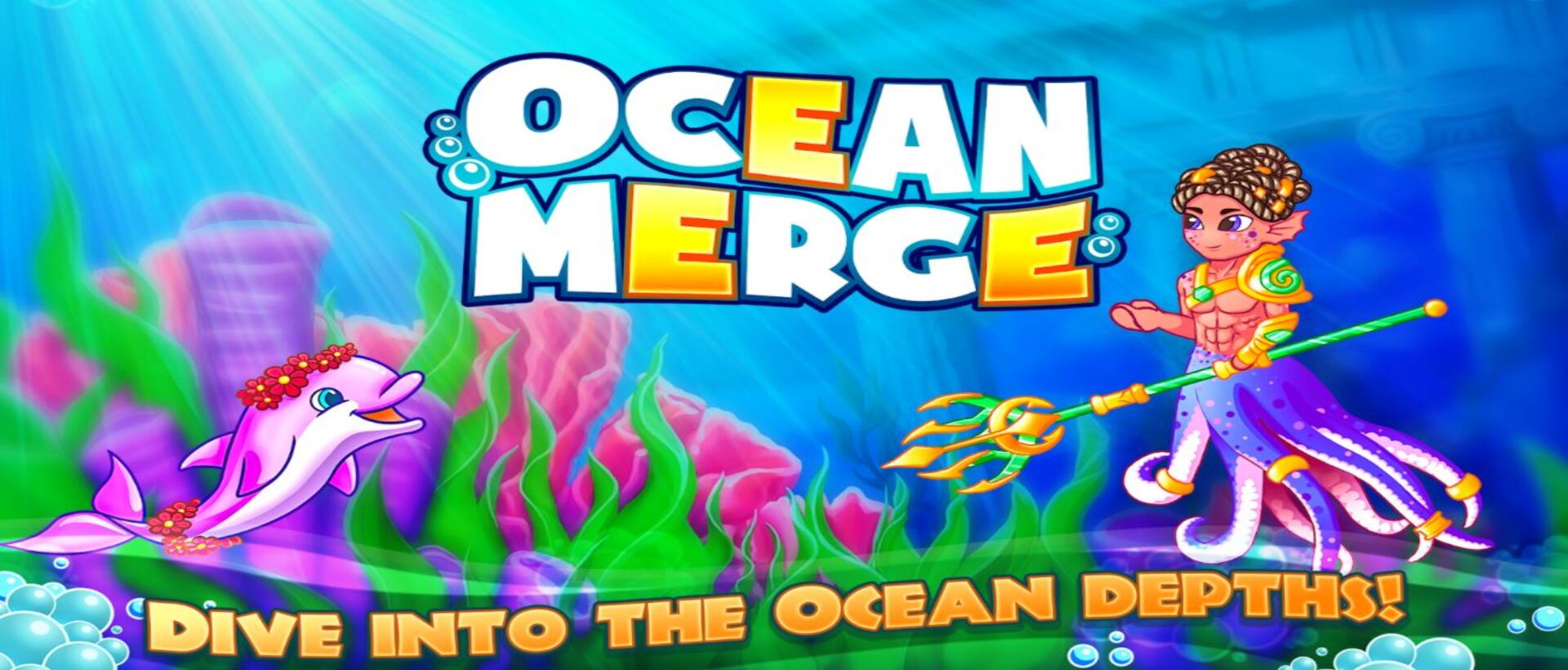 Chơi Ocean Merge trên máy tính/PC cùng giả lập NoxPlayer