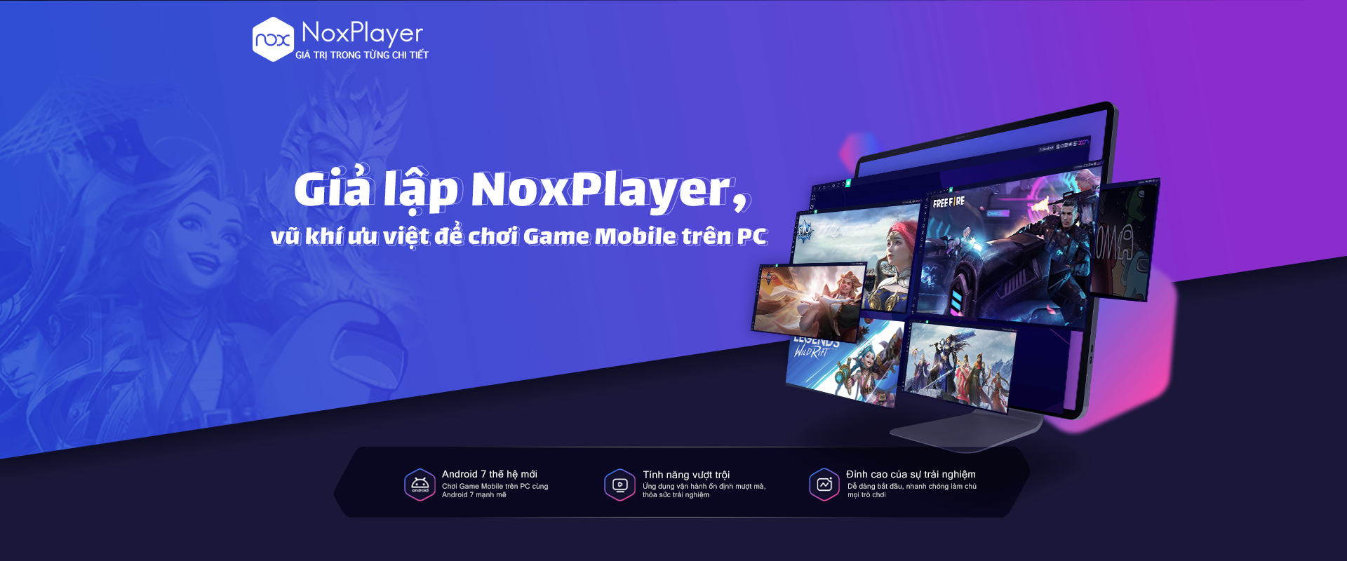 Chơi Game & Ứng dụng Android trên máy tính/PC cùng giả lập NoxPlayer