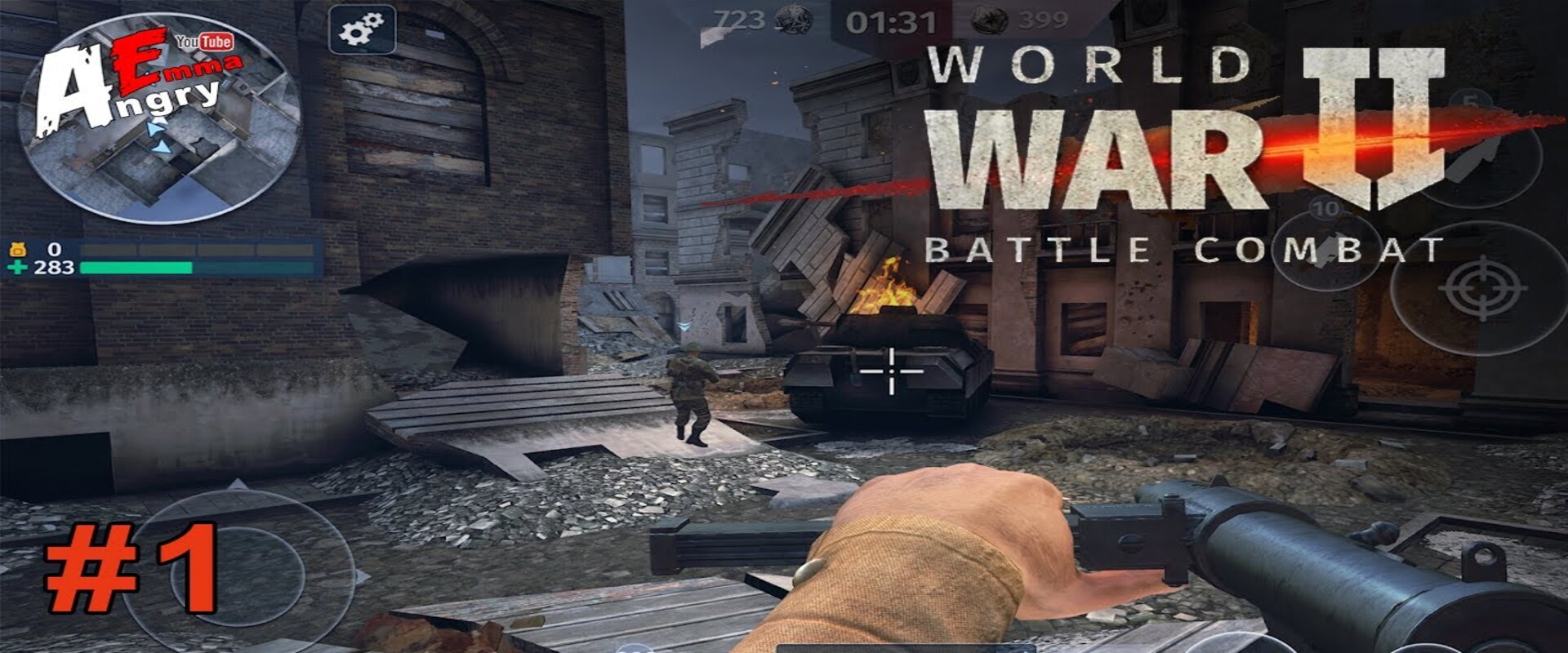 Chơi World War 2 - Battle Combat (FPS Games) trên máy tính/PC cùng giả lập NoxPlayer