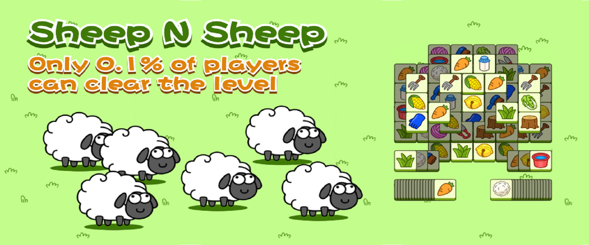 Chơi Sheep N Sheep: Xếp hình 3 ô trên máy tính/PC cùng giả lập NoxPlayer