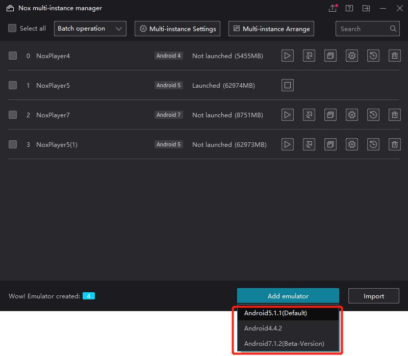 How to create and manage instances using the Multi-instance