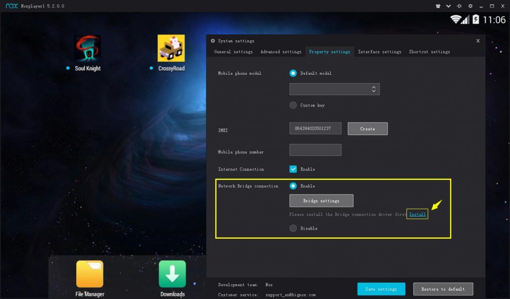 Soul knight эмулятор. Nox Player Интерфейс. Nox Bridge.
