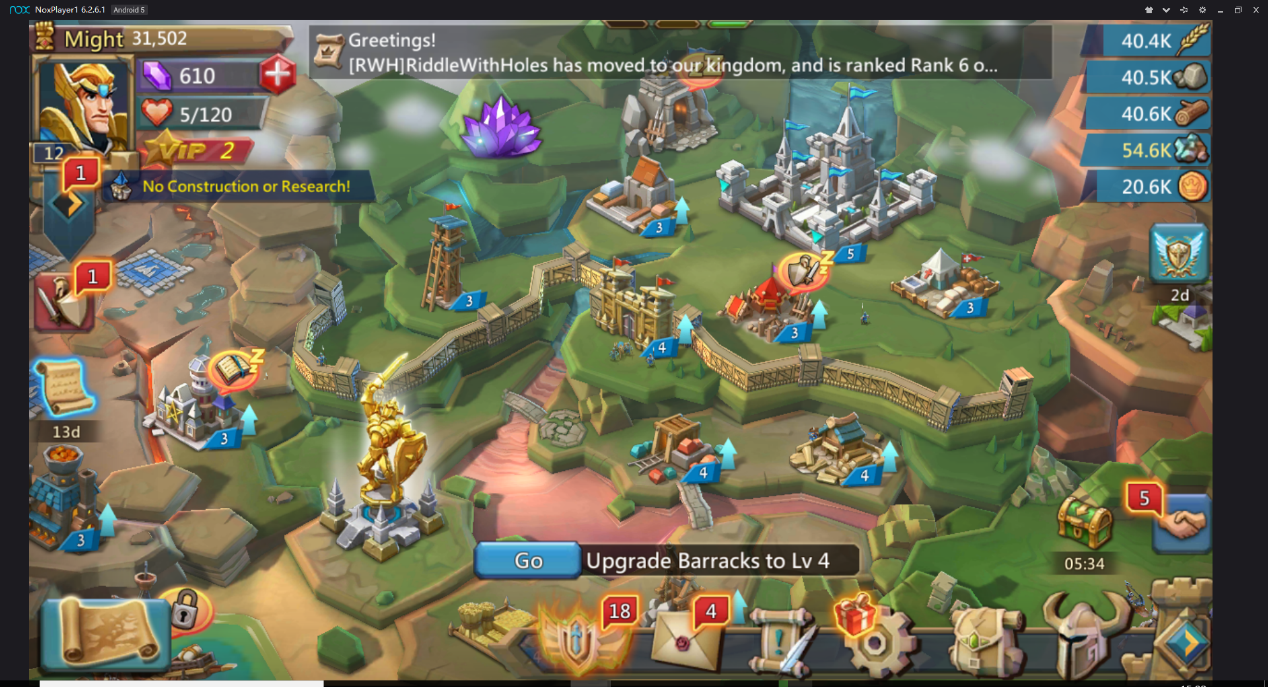Play Lords Mobile on PC