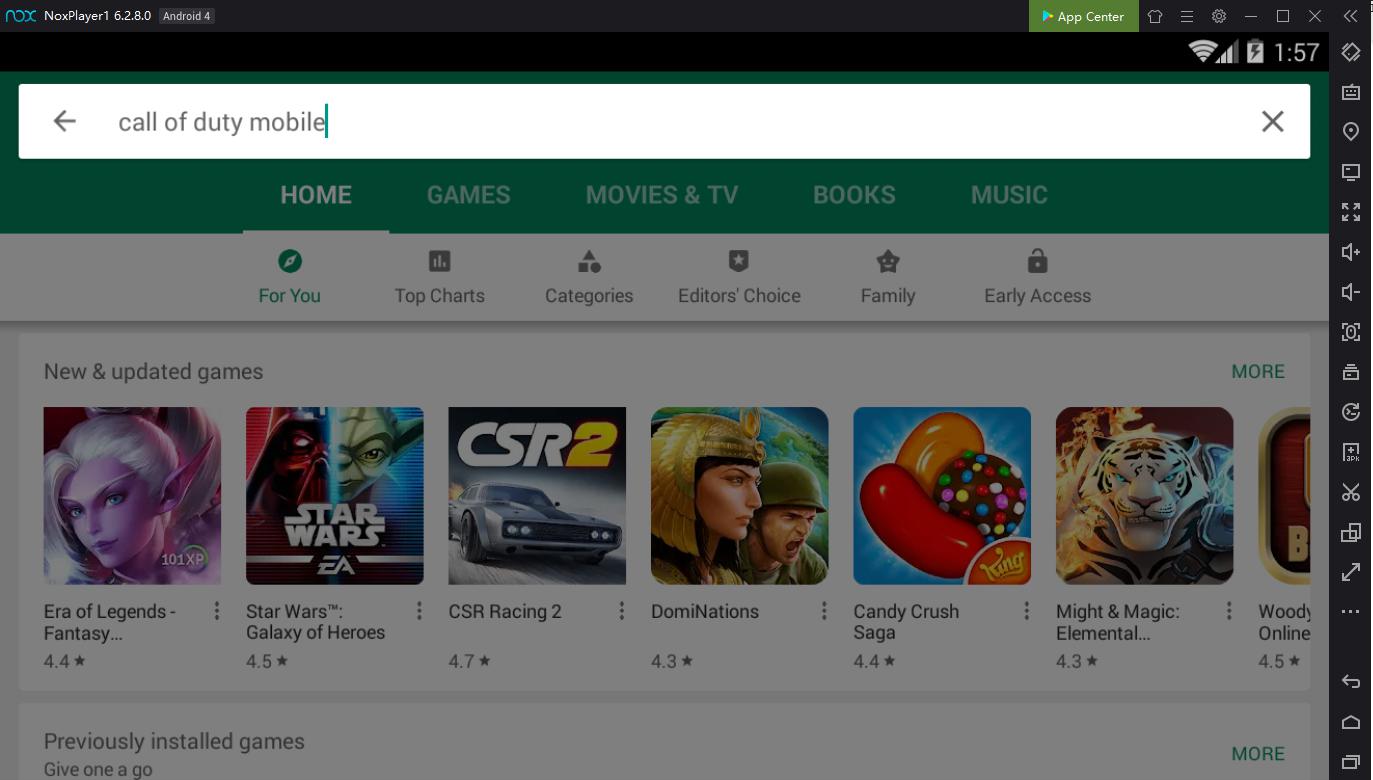 Play Call of duty Mobile on pc with NoxPlayer - Appcenter