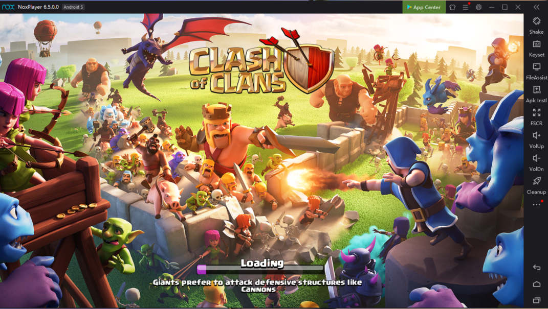 play clash royale on pc with game center