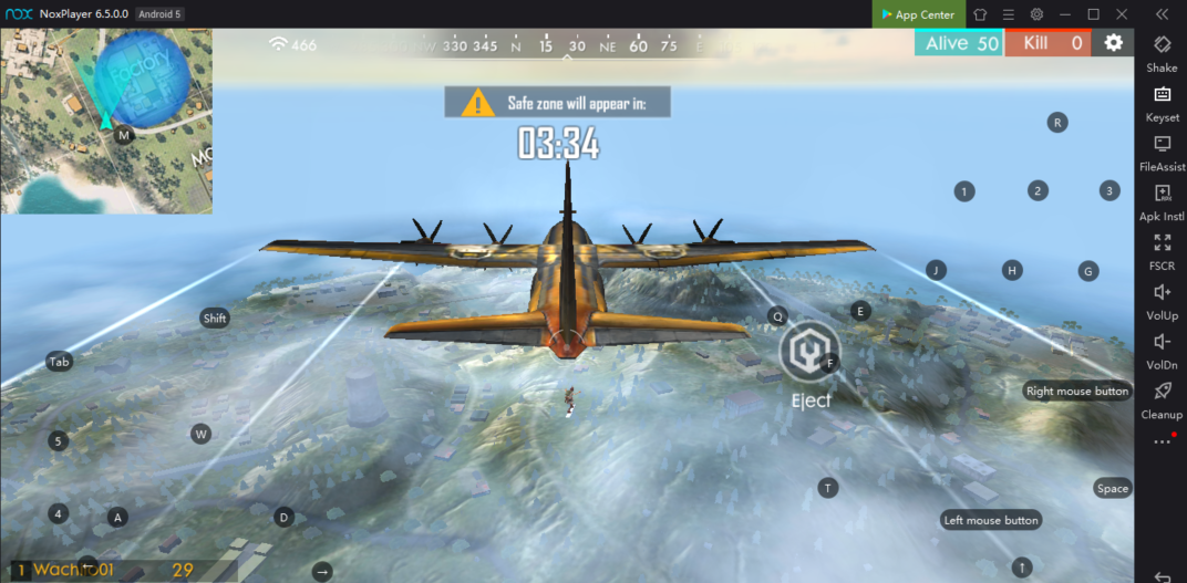 Using Keyboard Control to Play Free Fire on PC with NoxPlayer – NoxPlayer