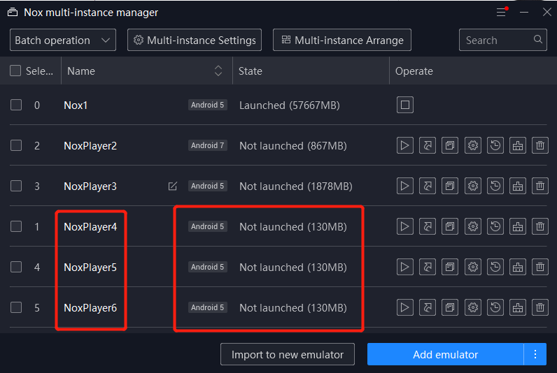 How to create and manage instances using the Multi-instance