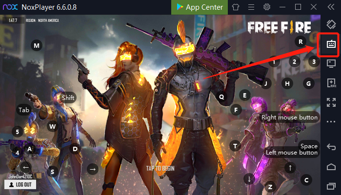 Using Keyboard Control to Play Free Fire on PC with NoxPlayer – NoxPlayer