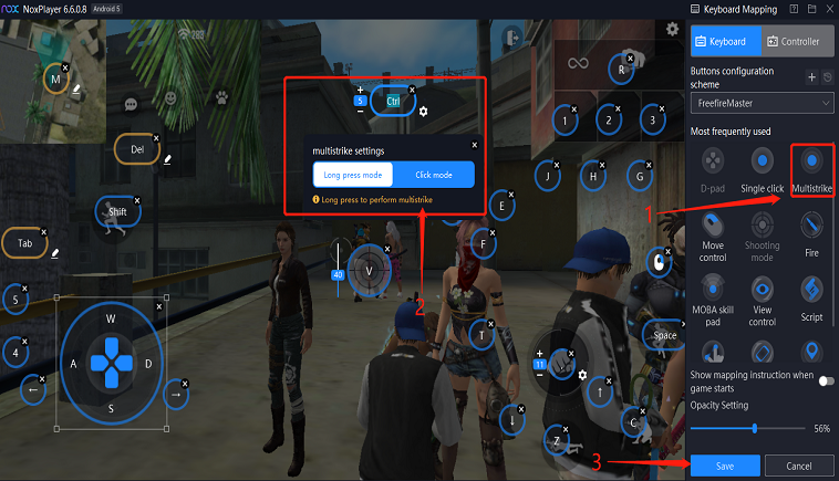 Using Keyboard Control to Play Free Fire on PC with NoxPlayer – NoxPlayer