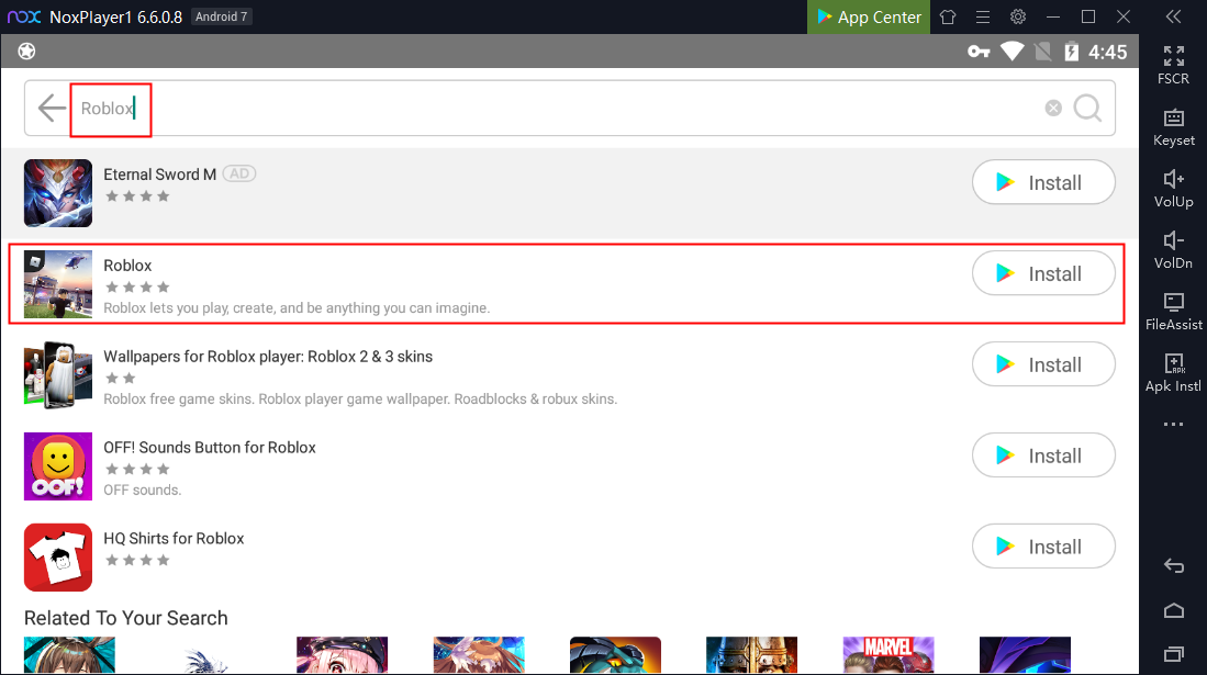 Download Roblox on PC with NoxPlayer - Appcenter