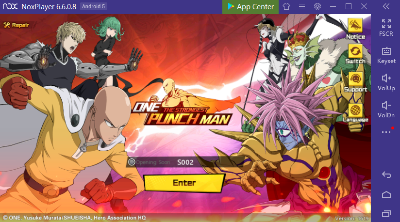 ONE PUNCH MAN: The Strongest Guides Center