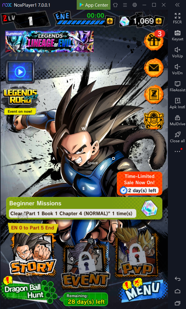 Download DRAGON BALL LEGENDS on PC with MEmu