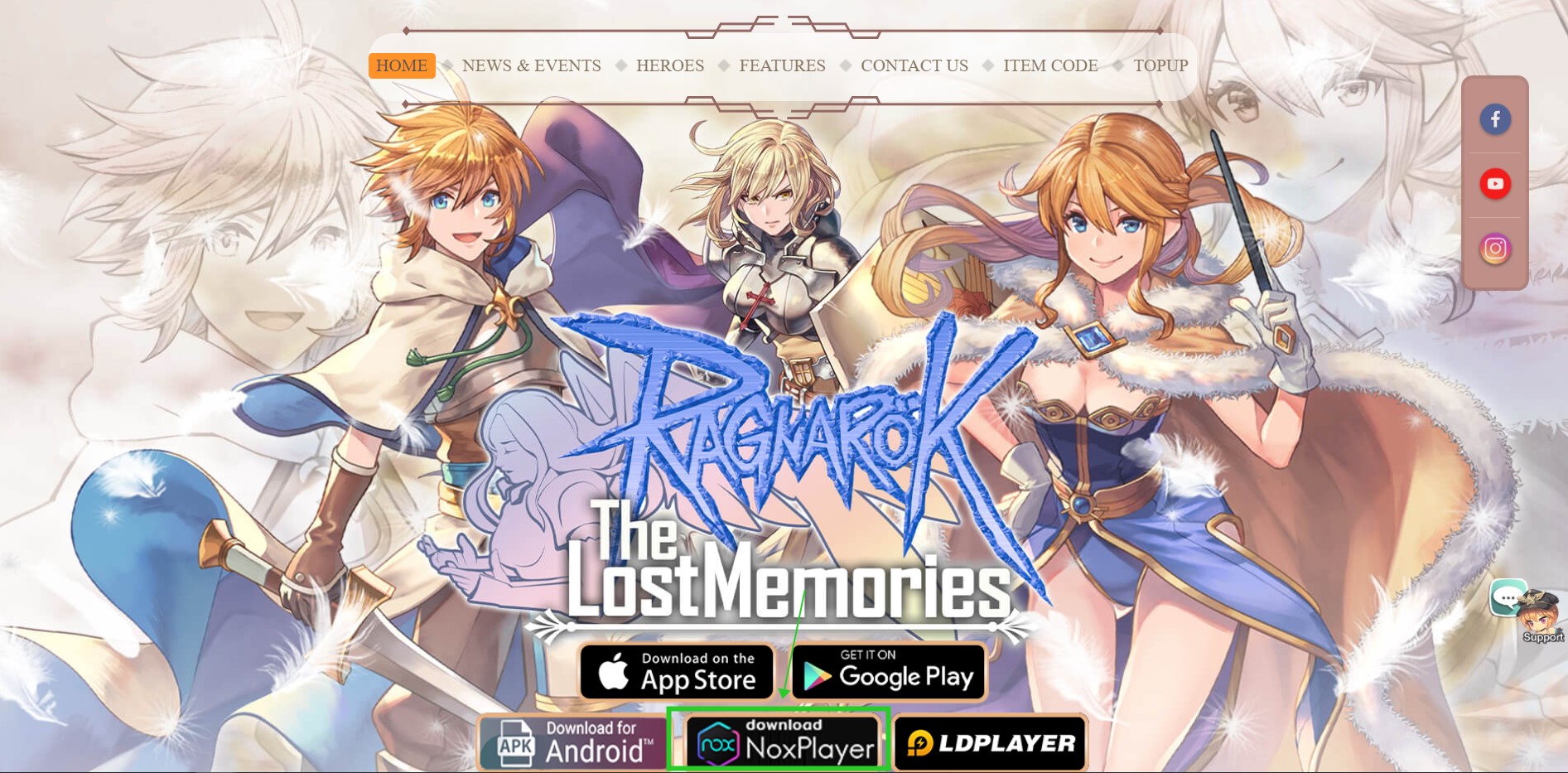 Forgotten Memories Android App in the Google Play Store