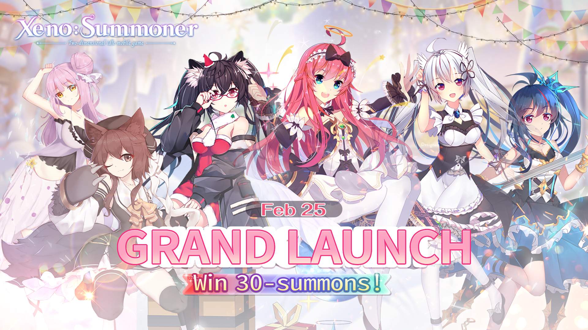 Xeno:Summoner Bishōjo Idle Card Game Officially Launches on
