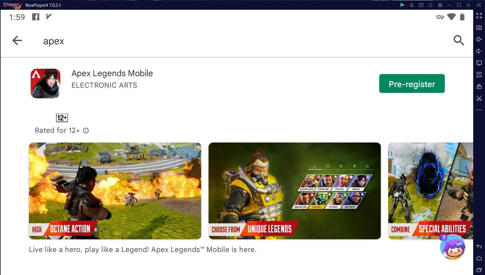 Apex Legends Mobile – NoxPlayer