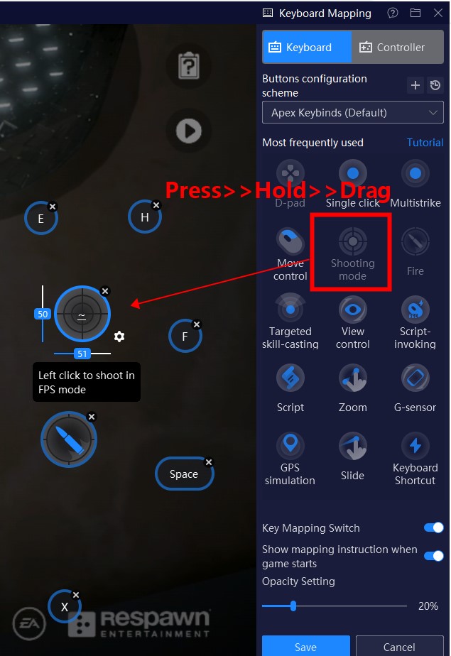 How to Customize Keyboard Mapping for Apex Legends Mobile on NoxPlayer ...
