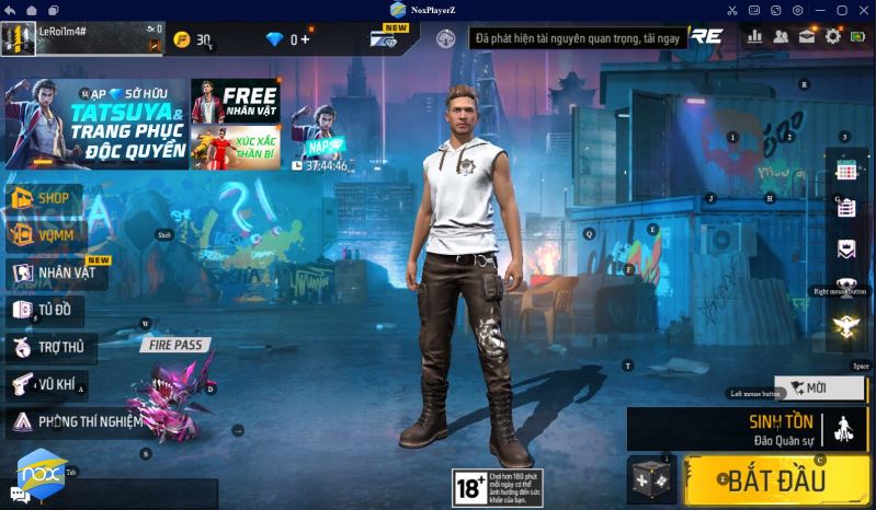 HƯỚNG DẪN CHƠI FREE FIRE TRÊN MÁY TÍNH/PC NHANH MƯỢT CÙNG NOXPLAYERZ ...